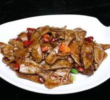 Green Pepper Liver Rice Bowl