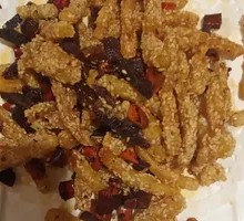Dry-Fried Sesame Lotus Root Strips