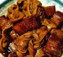Fermented Tofu with Pork Belly Braised
