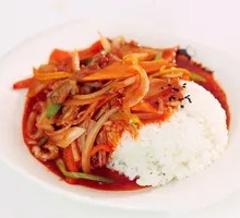 Fish-Flavored Shredded Pork Rice Bowl