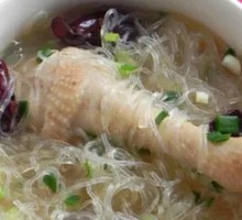 Glass Noodle Chicken Soup