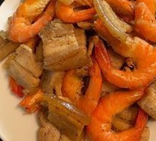Shrimp and Pork Belly Stir-fry