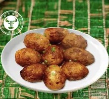 Tiger Skin Poached Egg