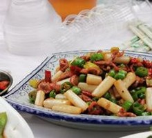 Pickled Lotus Root with Chicken Mushrooms