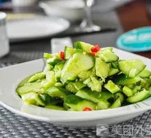 Garlic Cucumber Salad