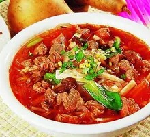 Lamb with Wide Noodles