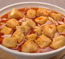 Tofu and Wide Noodles