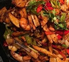 Dry Pot Frog and Shrimp