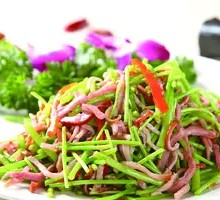 Stir-fried Water Bamboo with Preserved Pork