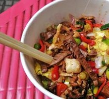 Stir-fried Pig Kidney with Tofu Skin