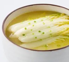 Chicken Soup with Baby Bok Choy