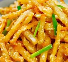 Sesame Lotus Root Strips