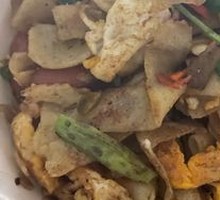 Ham and Egg Stir-fried Tofu Noodles