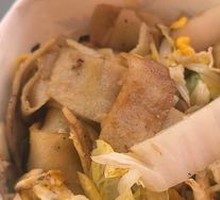 Beef and Egg Stir-fried Tofu Noodles