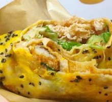 Crispy Chicken Strip Pancake