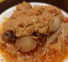 Garlic Mashed Scallop with Vermicelli