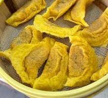 Fresh Meat Dumpling with Egg Wrapper