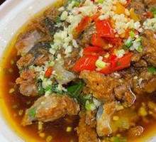 Steamed Softshell Turtle with Pickled Chili