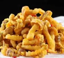 Egg Yolk Lotus Root Strips