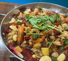 Frog and Shrimp Stir-fry