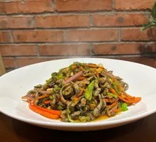 Stir-fried Wild Eel Strips