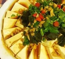 Century egg tofu salad