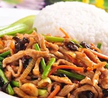 Fish-Flavored Shredded Pork Rice Bowl