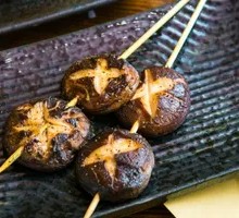 Fried Mushroom Skewers