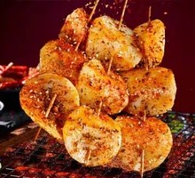 Grilled Spicy Potato Slices