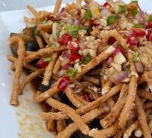 Century Egg and Noodles Salad