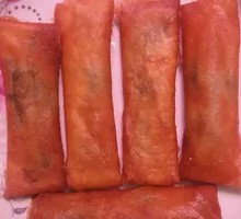 Banana Spring Rolls