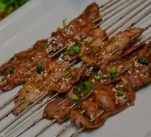 Grilled Pork Kidney Skewers