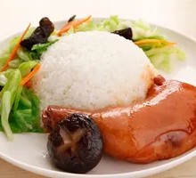 Braised Chicken Leg Rice