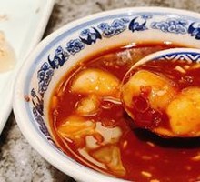 Sweet Rice Balls with Fermented Glutinous Rice and Red Beans