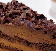 Dark Chocolate Mousse Cake