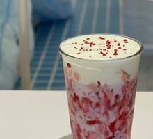 Strawberry Jasmine Ice Milk