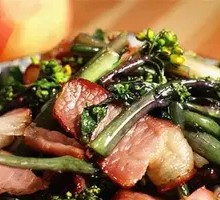 Bok Choy with Preserved Pork