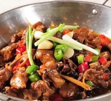 Spicy Beer Duck in Dry Pot
