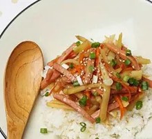 Potato and Ham Stir-fry