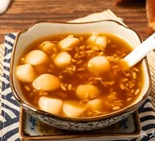 Brown Sugar Glutinous Rice Ball Ice Dessert