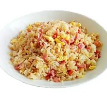 Egg and Pork Stir-Fried Rice