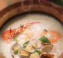 Clam and Shrimp Congee