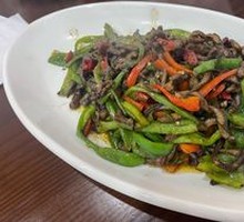 Green Pepper and Tendon Stir-fry