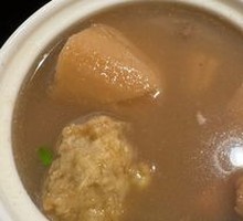 Lotus Root Soup with Handmade Meat Balls
