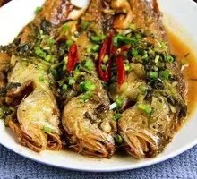 Pickled Mustard Greens with Small Yellow Croaker