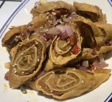 Dry-Fried Fermented Tofu Skin Rolls