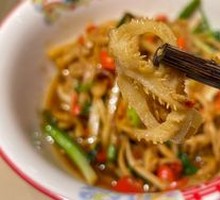 Sour Radish with Beef Tripe