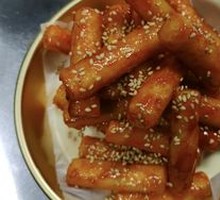 Sweet and Spicy Rice Noodle Strips