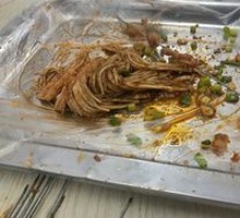 Grilled Enoki Mushrooms