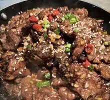 Cumin Roast Meat in Dry Pot